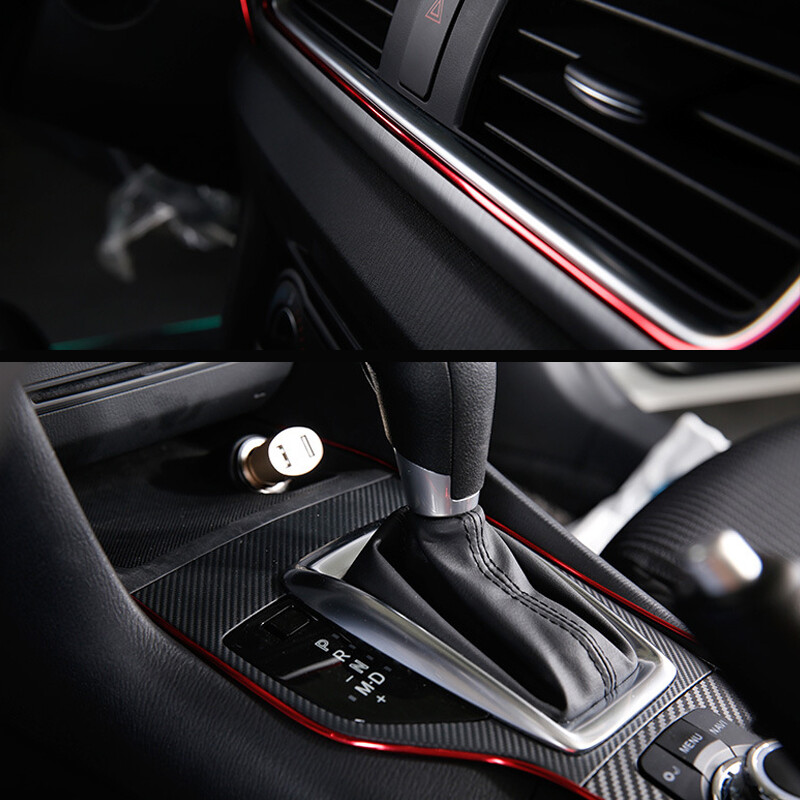 5M Car Interior Trim Strips Plating Flexible Auto Edge Moulding Line Decor