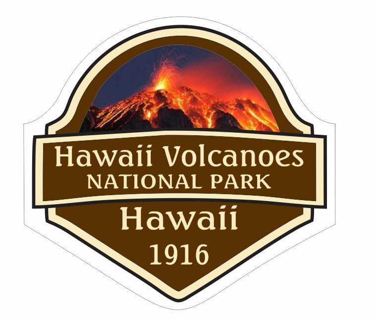 Hawaii Volcanoes National Park Sticker Decal R1088 YOU CHOOSE SIZE