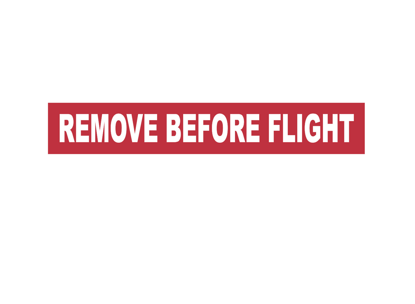 SET OF 2 REMOVE BEFORE FLIGHT Vinyl Decal Stickers
