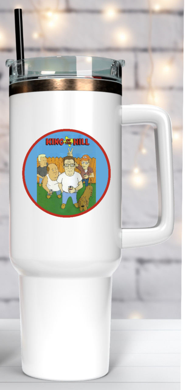 King Of The Hill – 4″ Handmade Vinyl Decal Vehicle Laptop Cooler Decor Tumbler