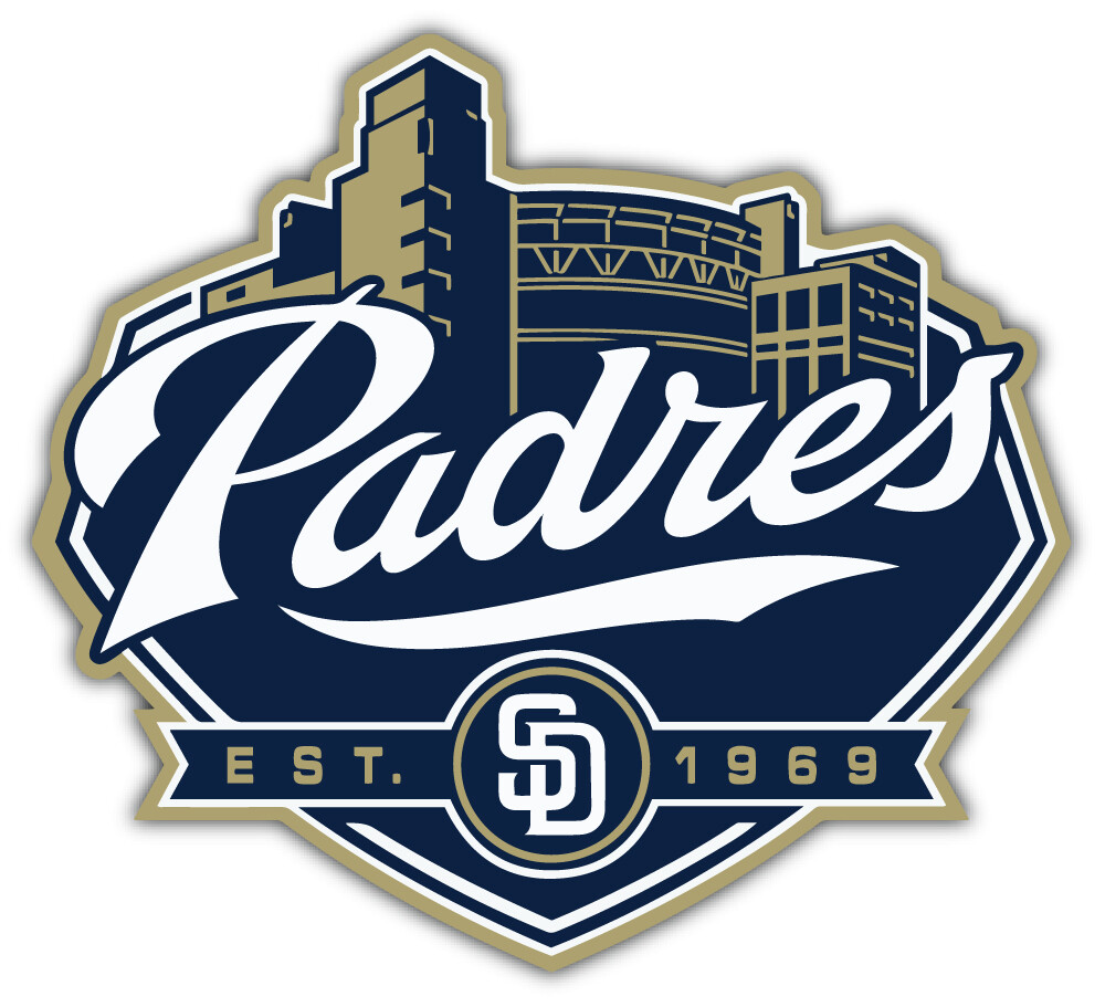 San Diego Padres MLB Baseball Sport Logo Car Bumper Sticker Decal “SIZES”