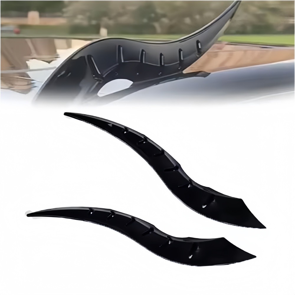 2Pcs Car Roof Decoration Car Roof Dragon Horn Modification Personality Universal