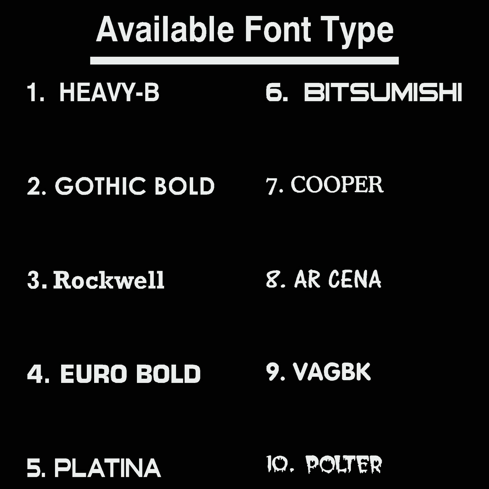 1/4″ 3/8″ 1/2″ 0.25″ 0.375″ 0.5″ CUSTOM Vinyl Decal Toy Model RC Name Number