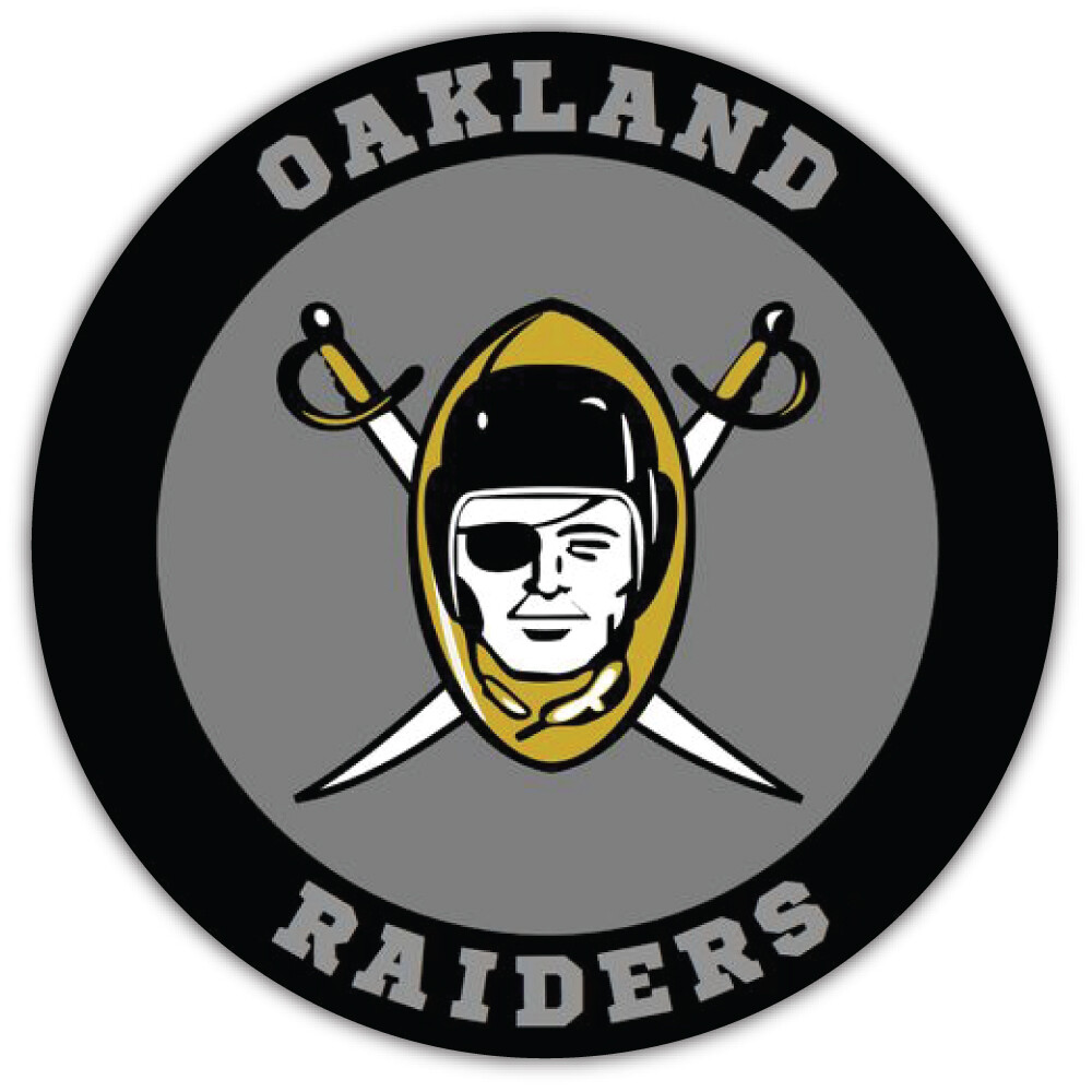 Oakland Raiders NFL Football Logo Sport Car Bumper Sticker Decal “SIZES”