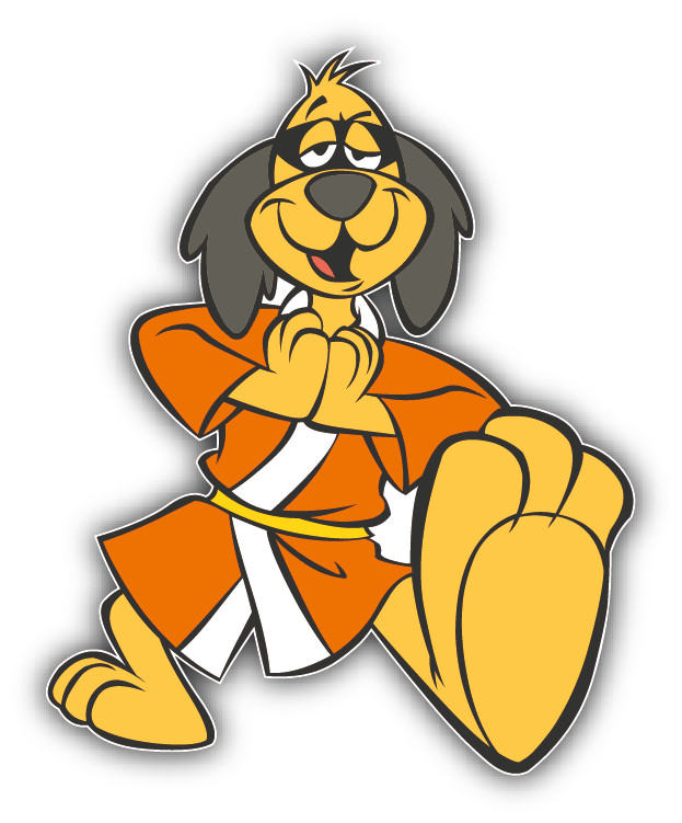 Hong Kong Phooey Crazy Cartoon Car Bumper Sticker Decal 5”x 4”