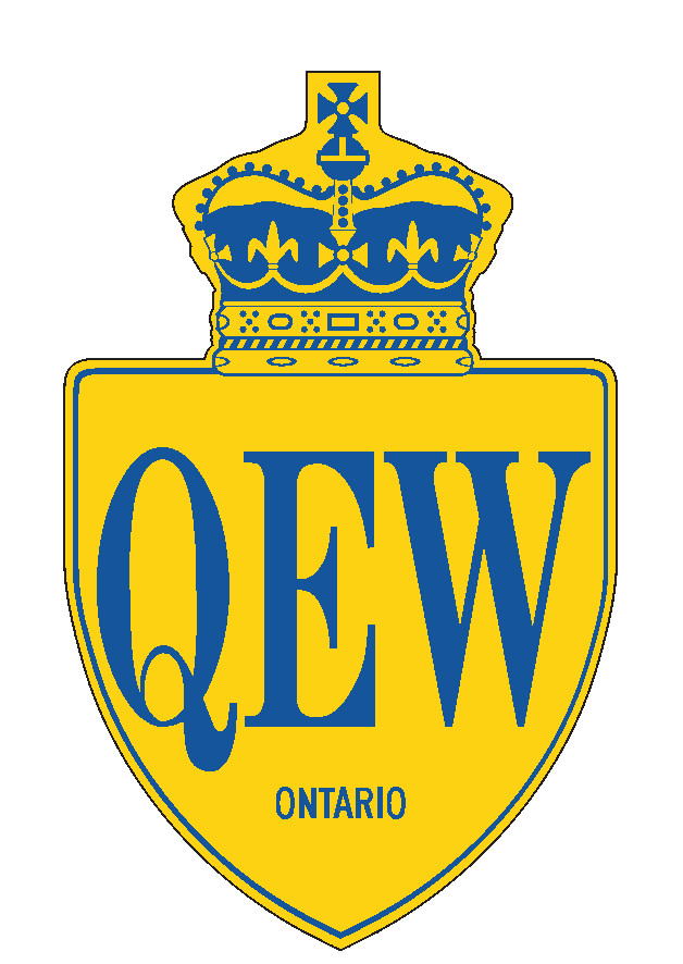 Queen Elizabeth Way Sticker Decal R982 Highway Sign Road Sign Ontario