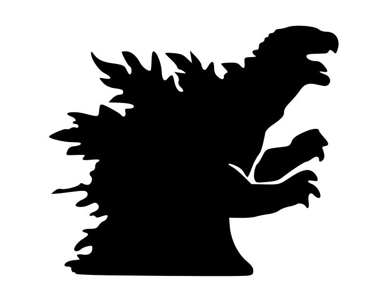 GODZILLA Kaiju Vinyl Decal Car Wall Window Sticker CHOOSE SIZE COLOR