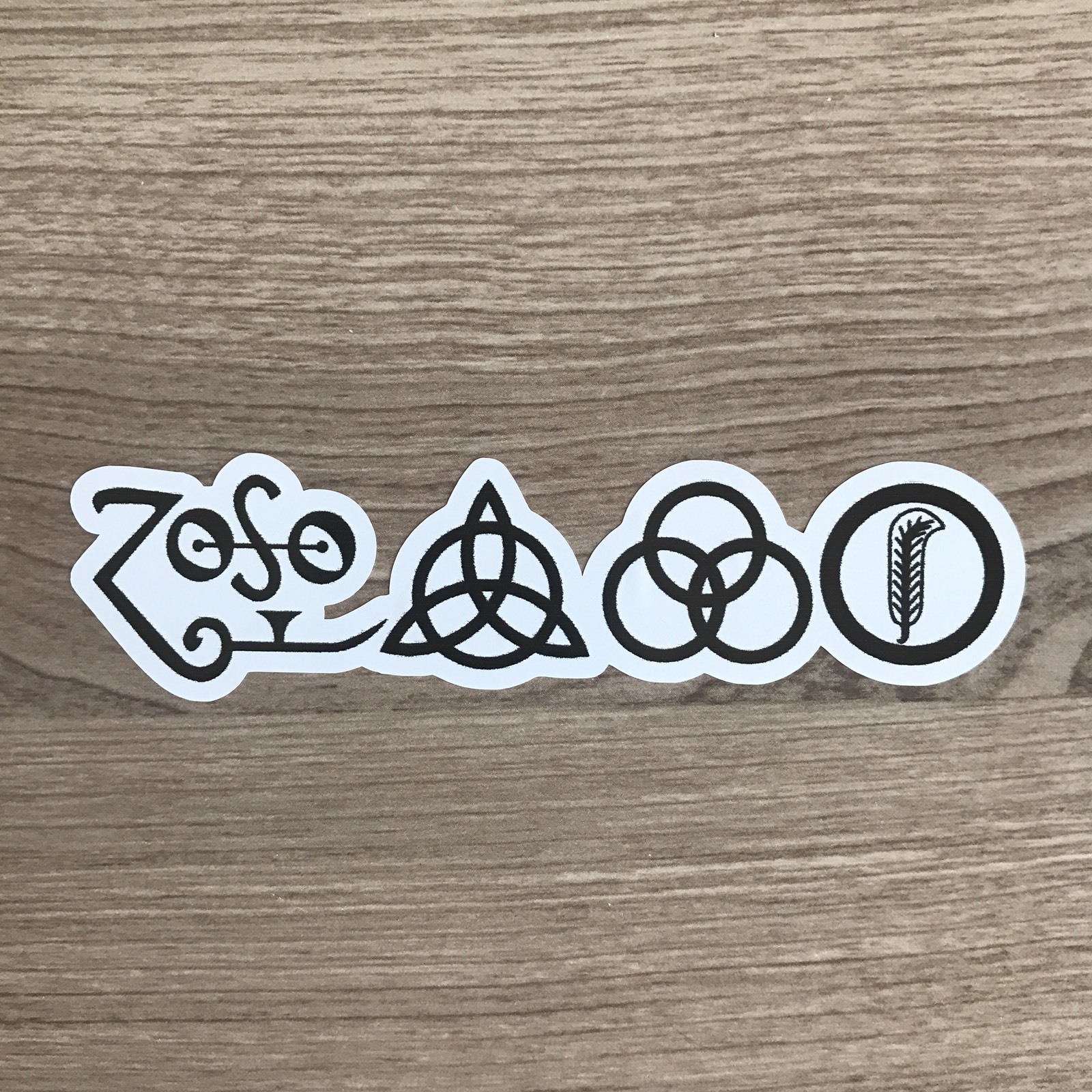 Led Zeppelin Symbols 5″ Wide Vinyl Sticker – BOGO