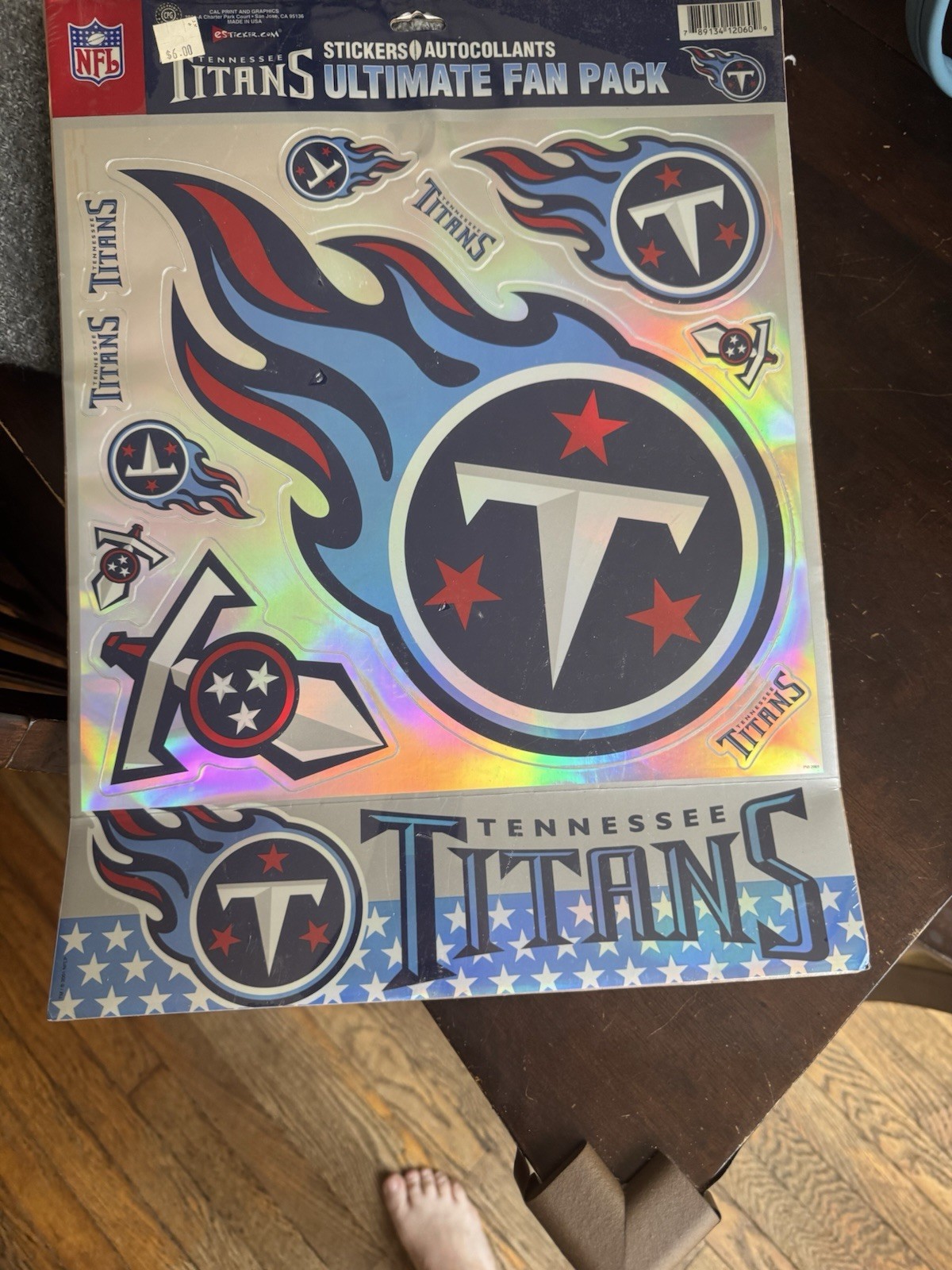 StickerGiant Tennessee Titans NFL Ultimate Fan Pack Multicolor Vinyl Stickers