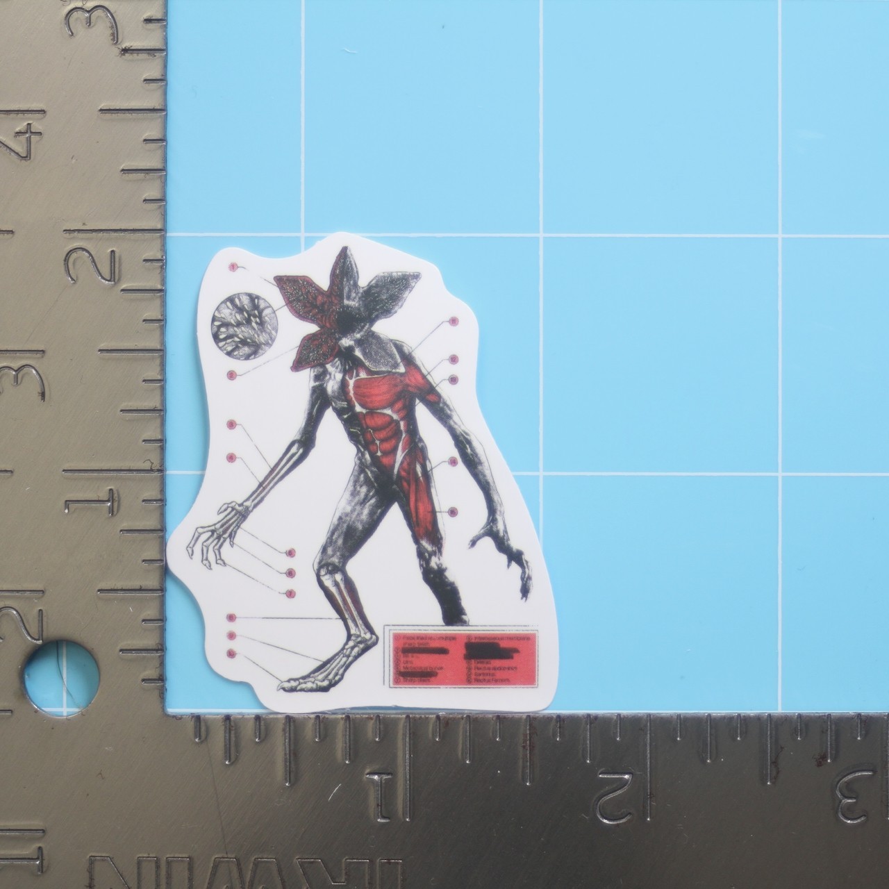 Stranger Things Sticker (DEMOGORGON) Netflix Horror Show, Matte PVC Decal