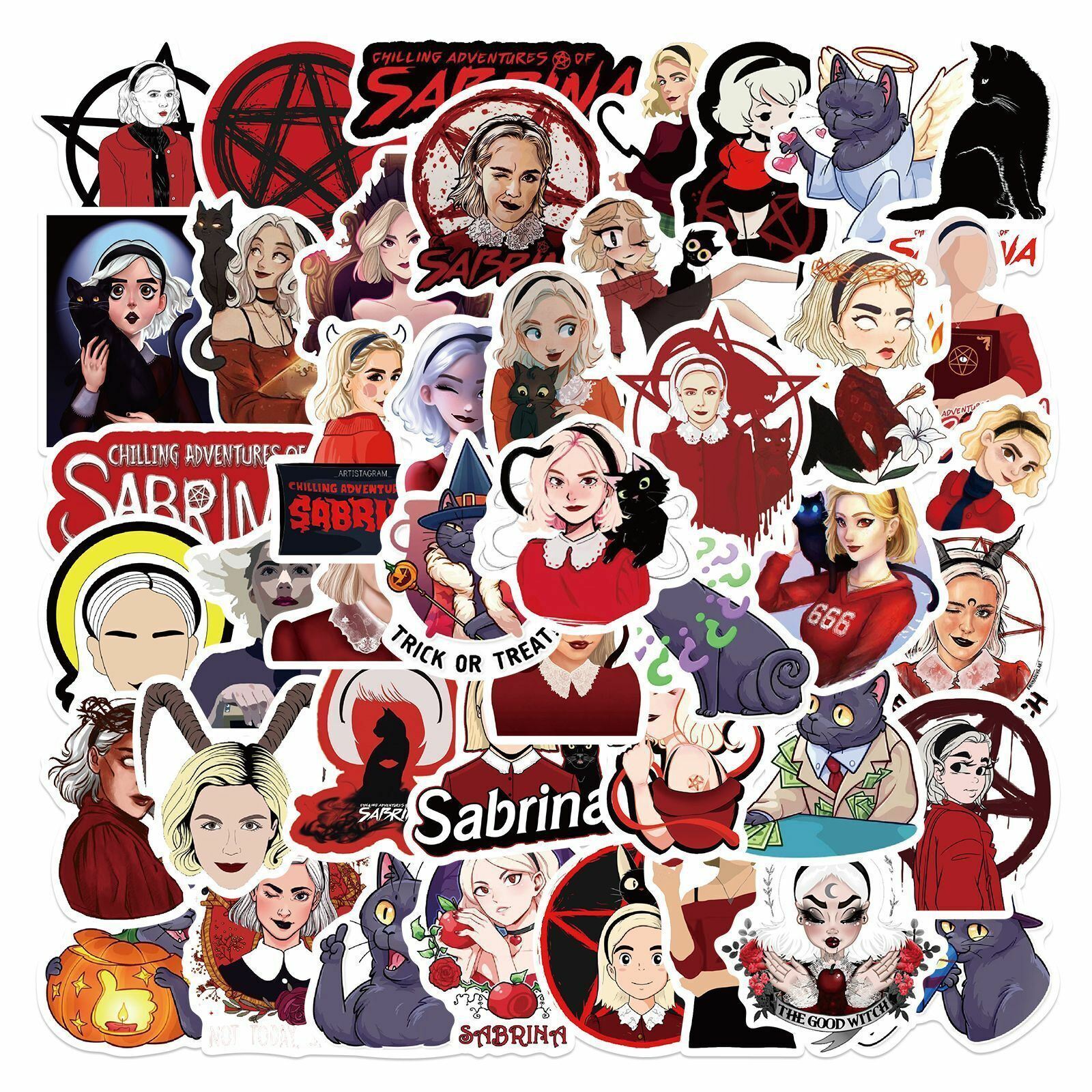 CHILLING ADVENTURES of SABRINA Stickers [Set C] TV Show WITCH ~ Vinyl Waterproof