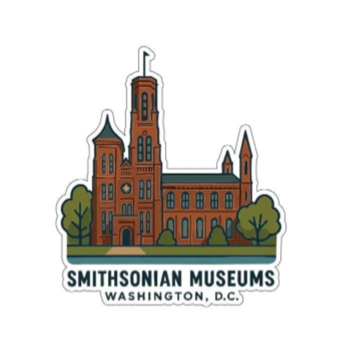 Smithsonian Museums Washington DC Iron On Heat Transfer Vinyl HTV Symbolic