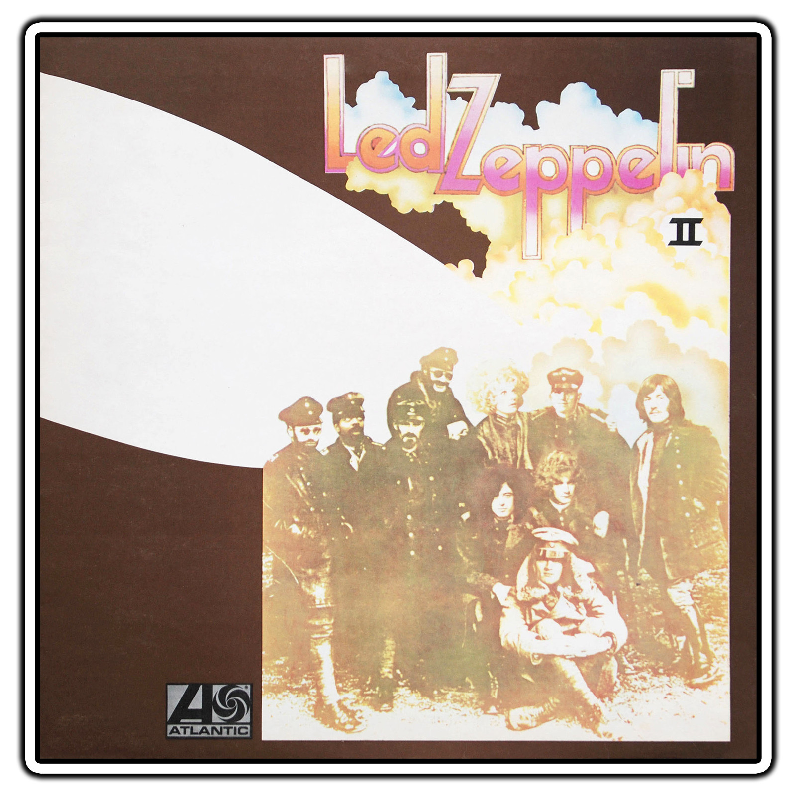 Led Zeppelin – Led Zeppelin II Album Cover Sticker Waterproof Vinyl Decal DieCut