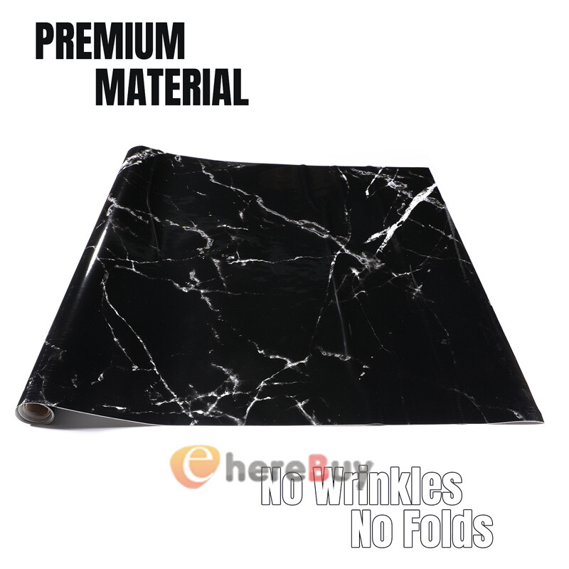 Marble Contact Paper Self Adhesive Peel & Stick Wallpaper PVC Kitchen Countertop