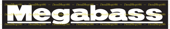 Megabass Fishing Lures – Outdoors Sports – Vinyl Die-Cut Peel N’ Stick Decals