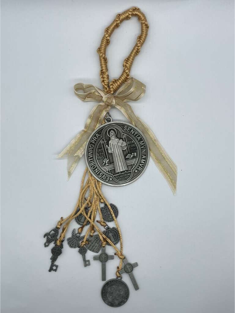 St Benedict Hanging Car Blessings Car Rosary Wall Decoration Strings