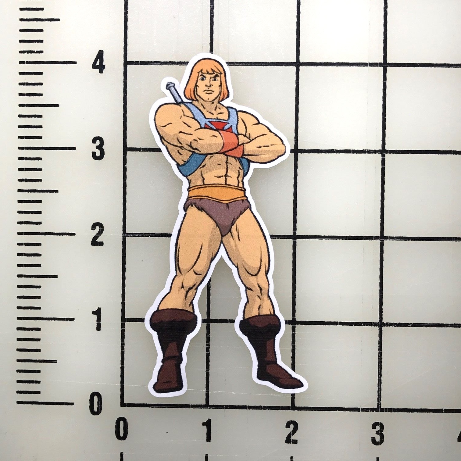 Heman 4″ Tall Vinyl Decal Sticker BOGO