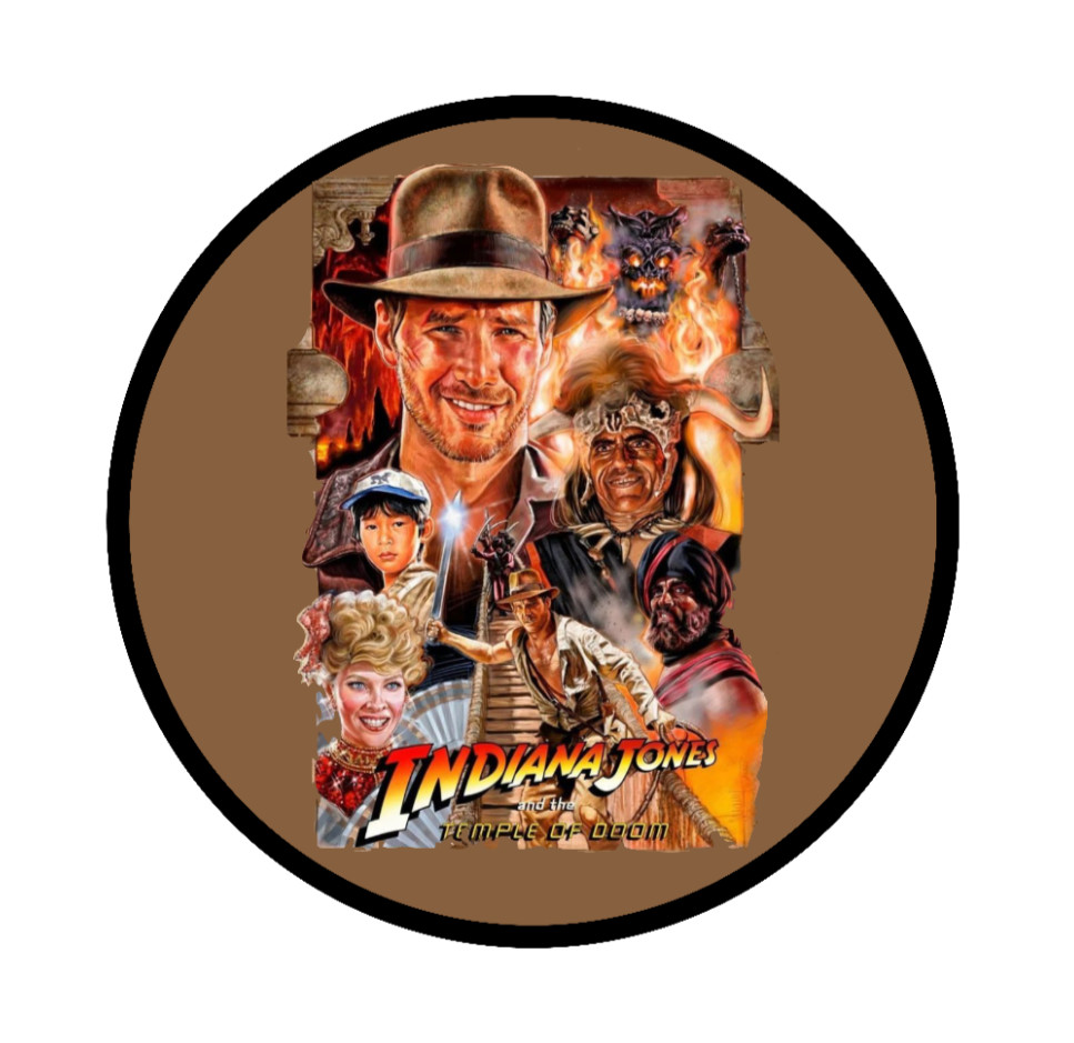 Movie – Indiana Jones – 4″ Handmade Vinyl Decal Vehicle Laptop Cooler Cup 26-3