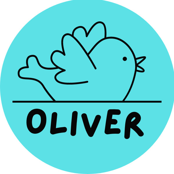 Personalized 2×2 Inch Round Thermal Stickers (25) – Custom Name Labels