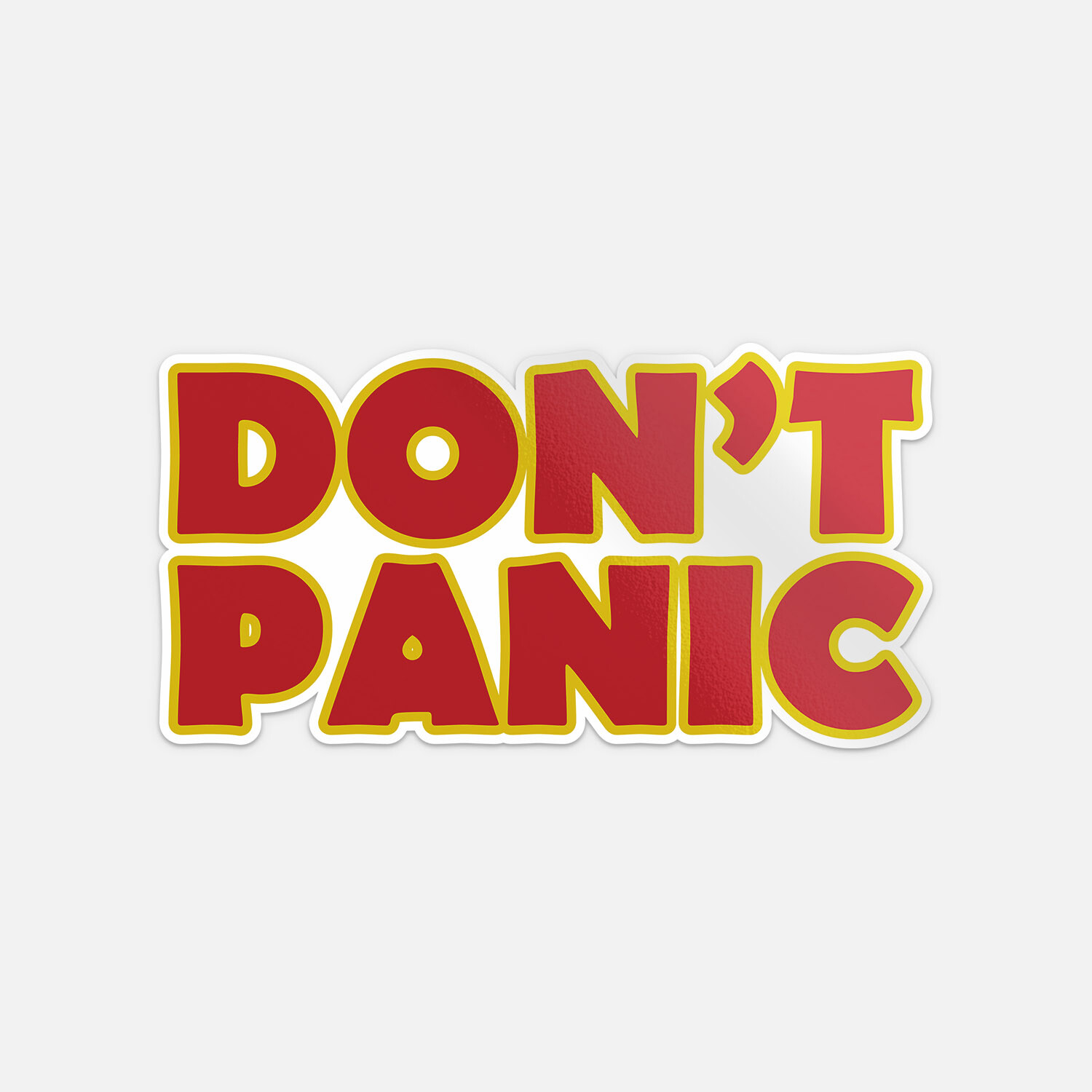 Dont Panic Vinyl Sticker Decal