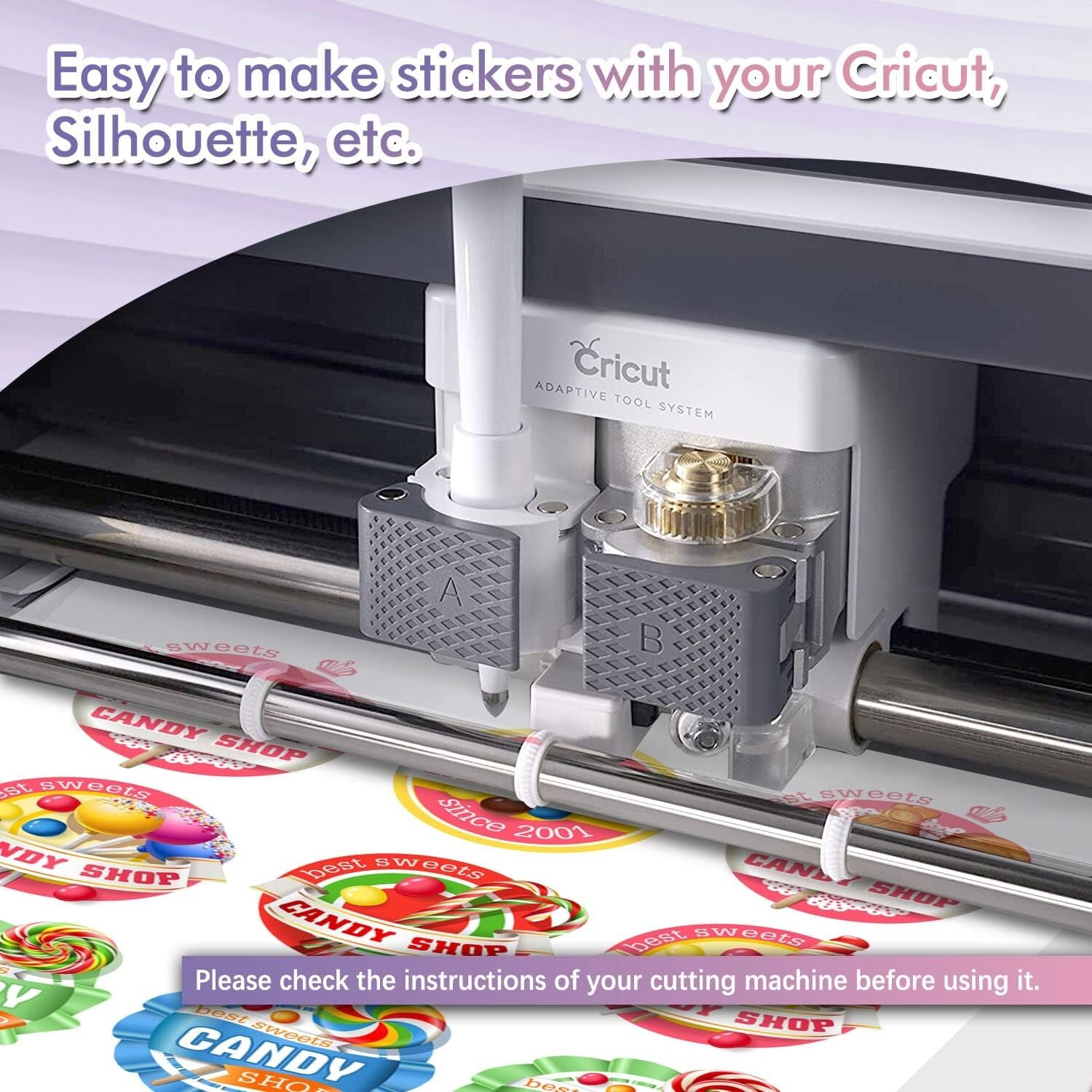 Koala Printable Vinyl Sticker Paper Roll for Inkjet Printer 13″X32.8 FT Glossy
