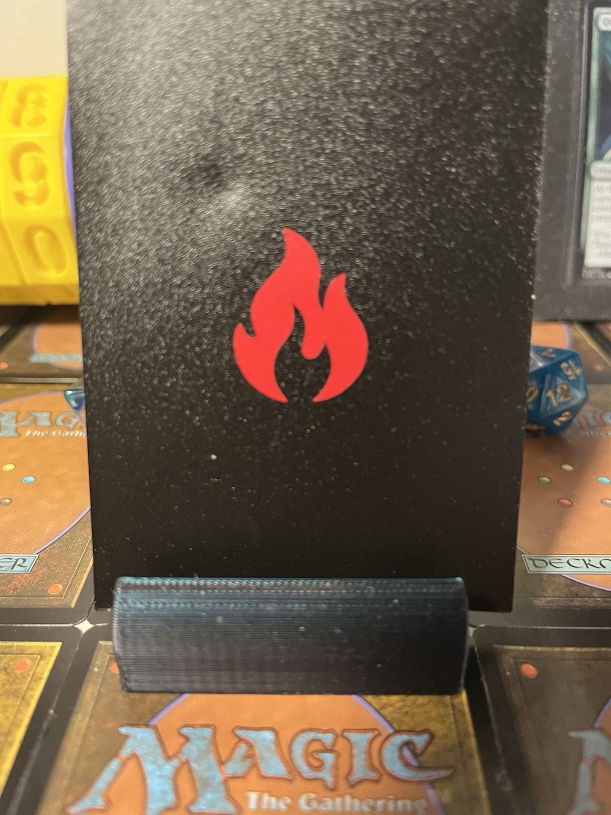 (x10) 1″ High Red Fire Vinyl Decals