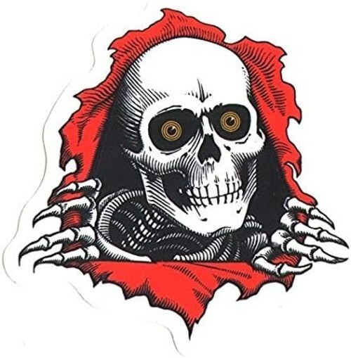 Powell Peralta Ripper Skateboard Sticker Bulk 100 Pack 4″ Red Vinyl Reseller Lot