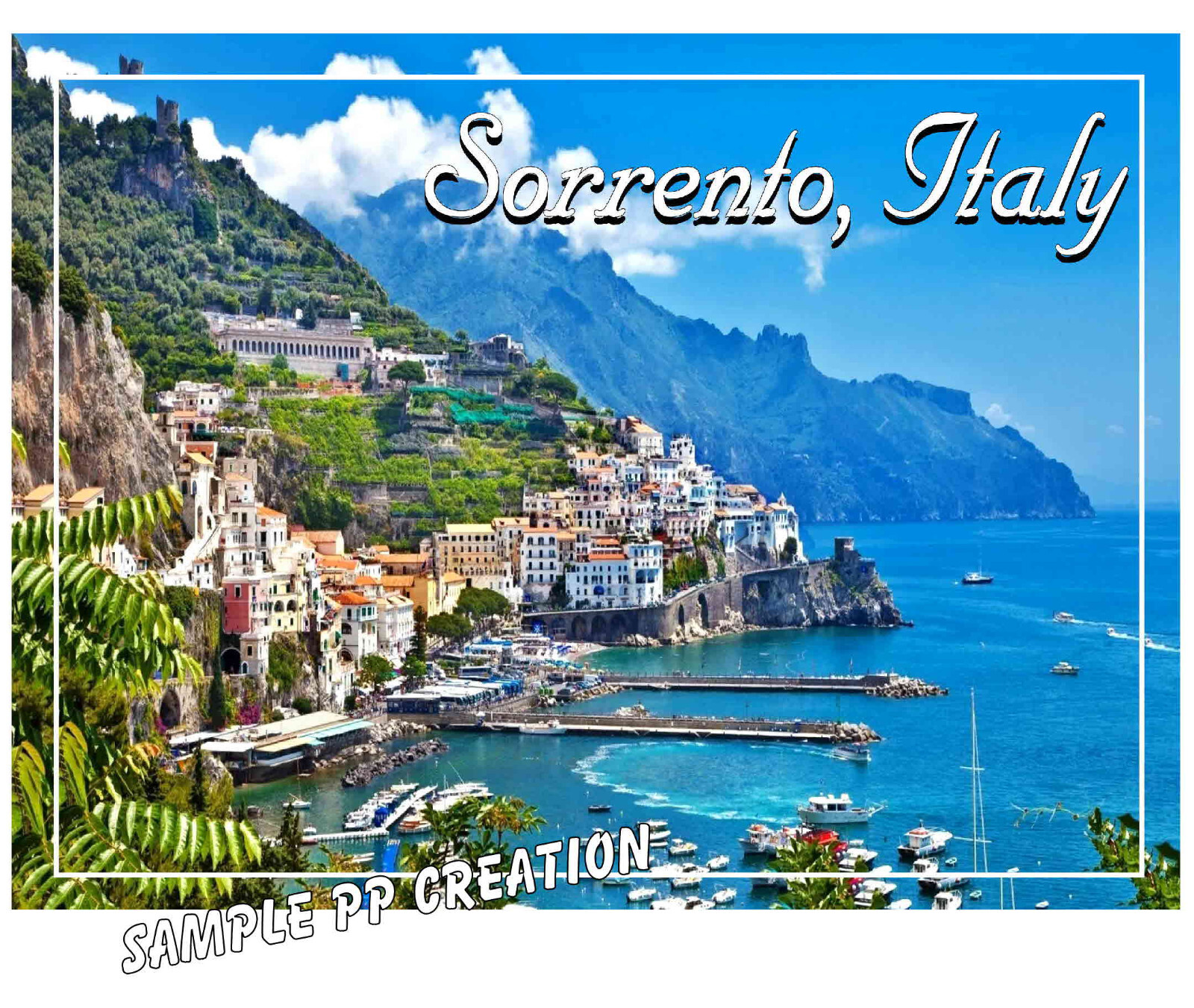 SORRENTO, ITALY PHOTO FRIDGE MAGNET 4 X 3 inches TRAVEL