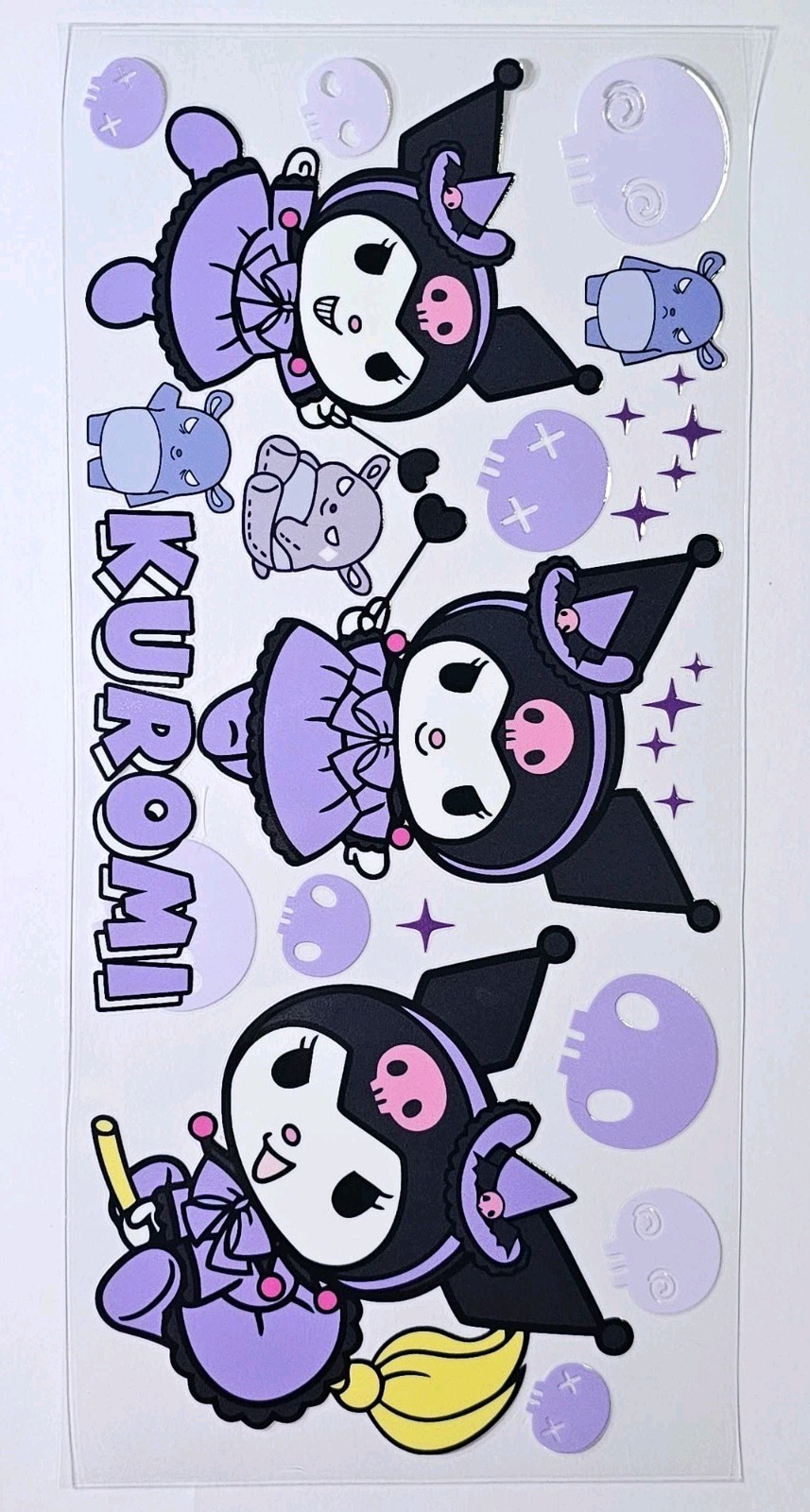 Kuromi UV DTF Transfer Sticker Wrap Tumbler UVDTF BUY 10+ GET COMBINED SHIP