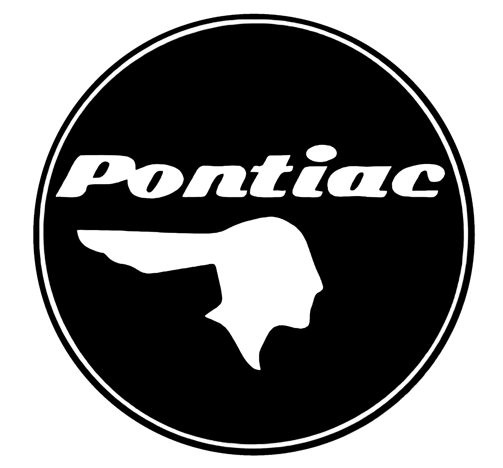 Pontiac sticker weatherproof bumper vinyl decal