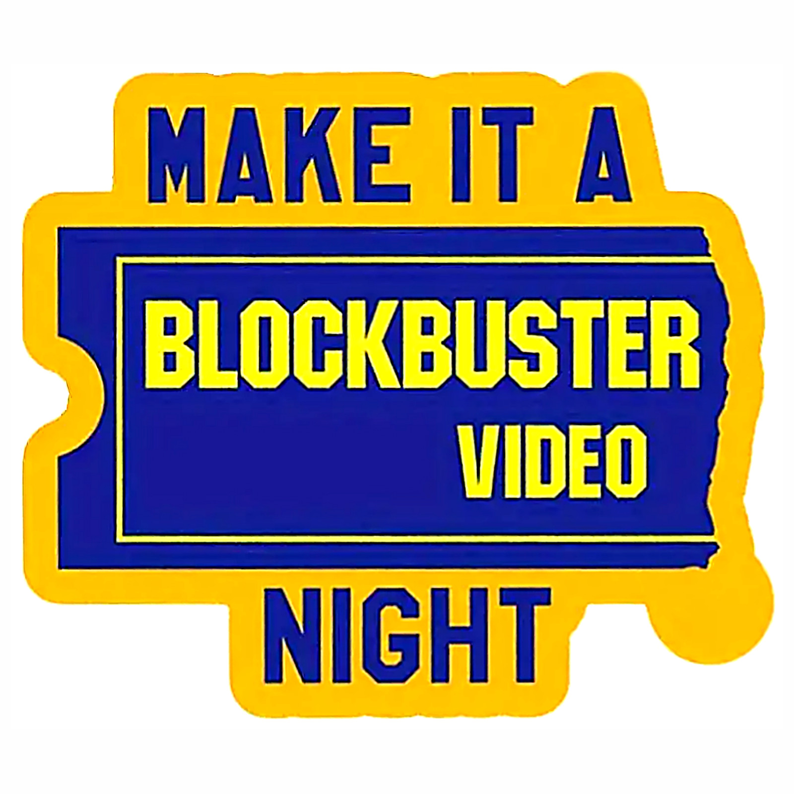 Blockbuster Video Sticker Sign Vintage Replica Logo Vinyl Sticker Decal 3 Sizes