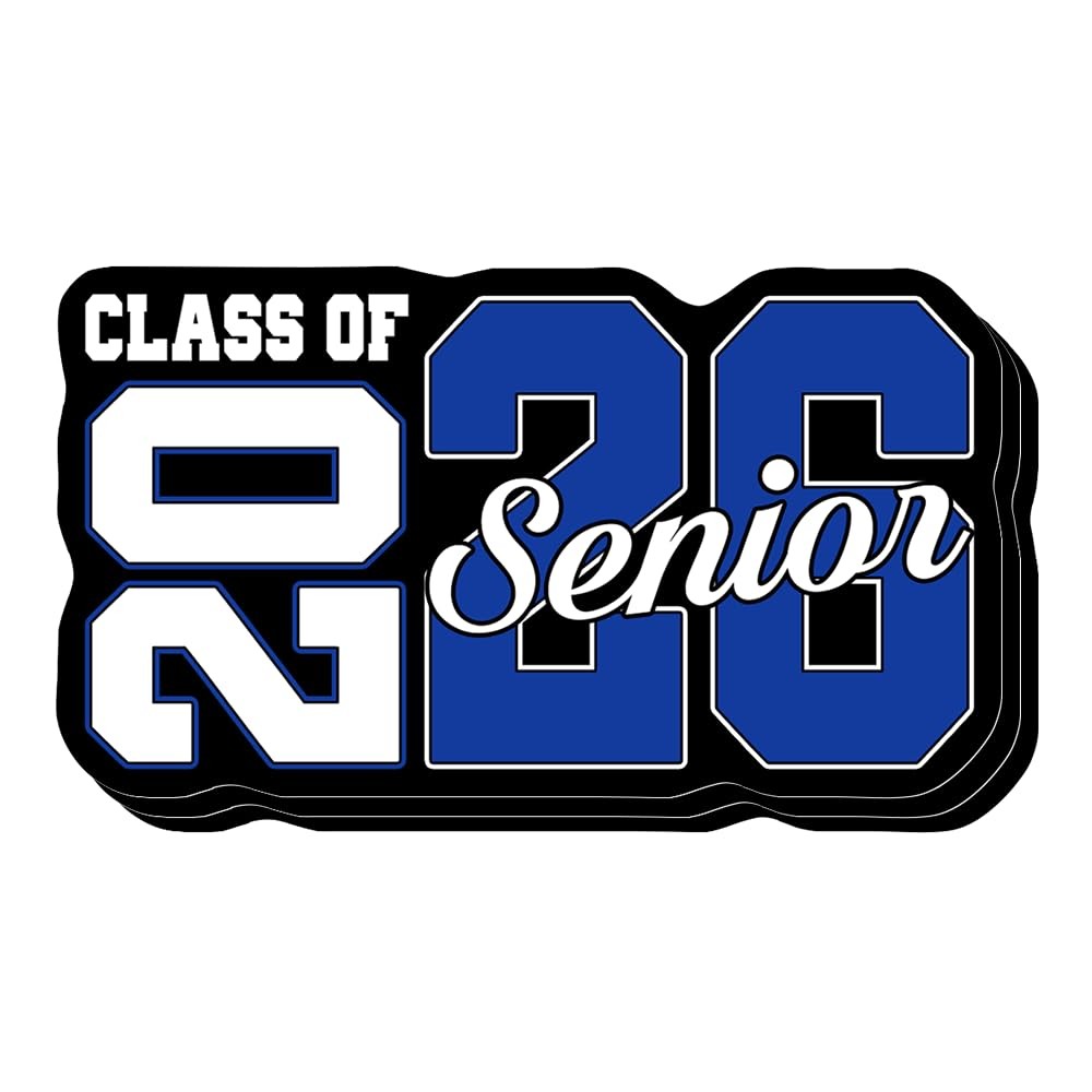 (3 PCS) Class of 2026 Stickers, 2026 Decorations, Multicolor