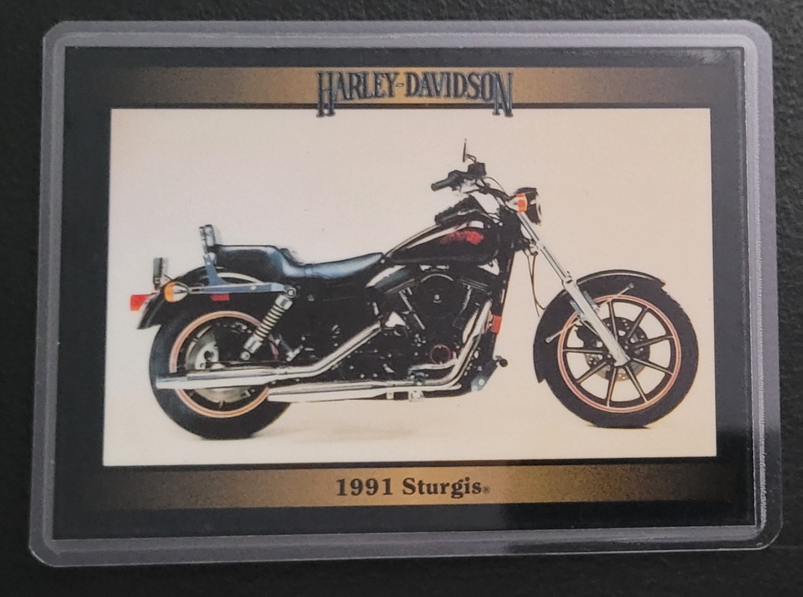 Vintage Harley Davidson Collectible Card Fridge/Locker/Cabinet Laminated Magnets