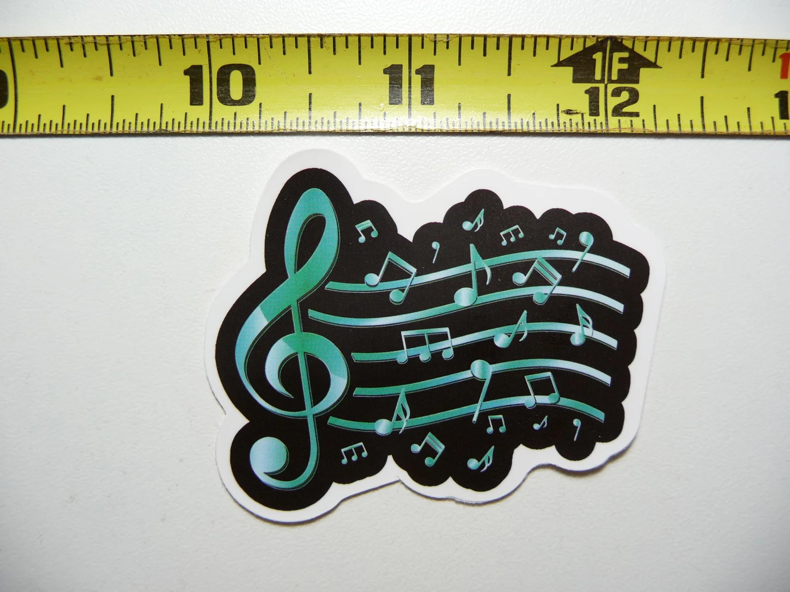COOL MUSIC NOTES SOUND SMALL STICKER DECAL BAND SONGS MUSICIAN FUNNY