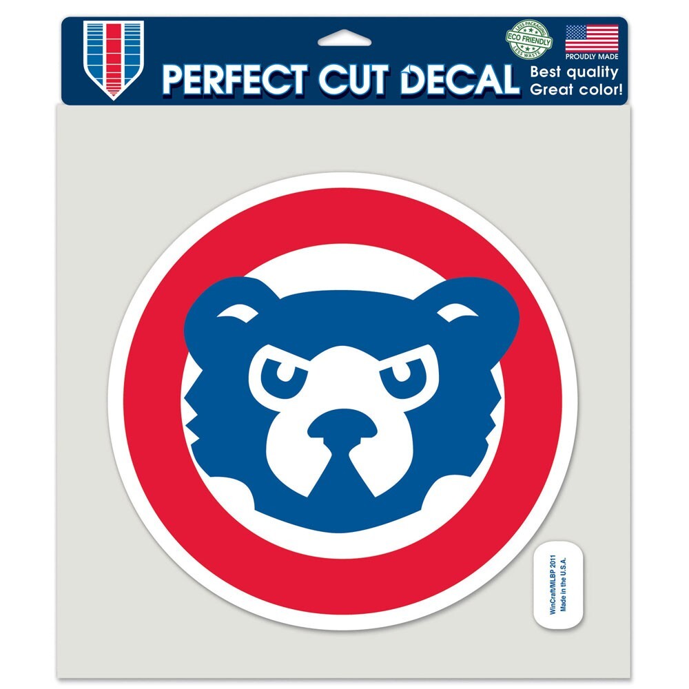 Chicago Cubs Cooperstown 8″ x 8″ Perfect Cut Color Decal