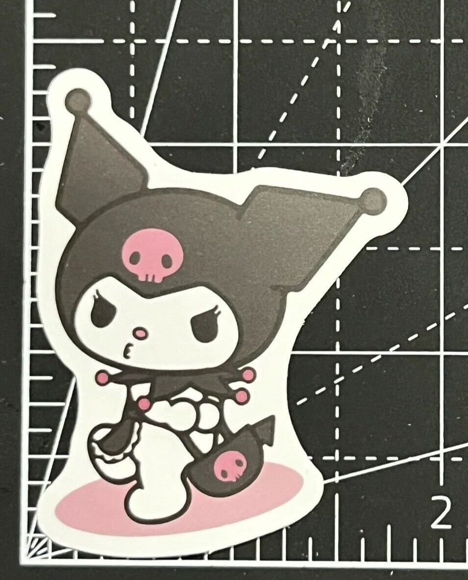 Kuromi Pink Whistle While You Walk – Vinyl Decal Sticker Bomb Sanrio KAWAII