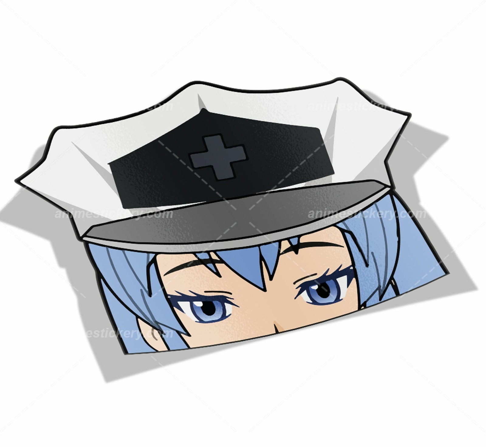 Esdeath | Akame Ga Kill! | Peeker Anime Stickers for Cars