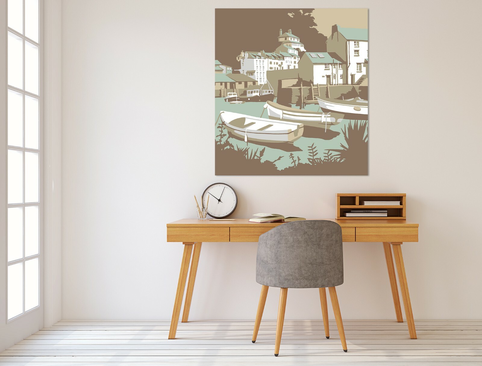 3D Polperro Grass ZHU031 Wall Stickers Wall Murals Wallpaper Steve Read Zoe