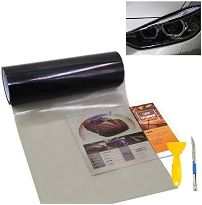 “Papel Vinil Para Auto Apto Para Cualquier Faro Película De Vinilo Autoadhesiva
