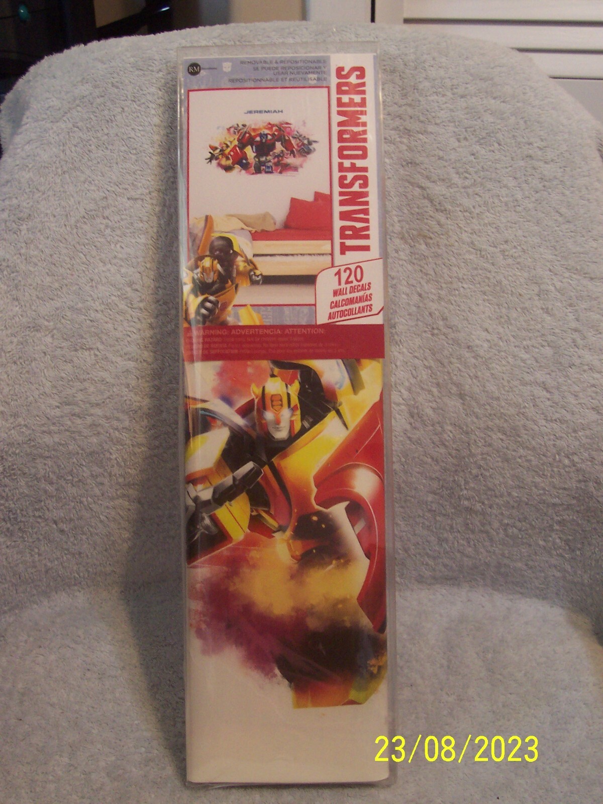 Transformers 120 Wall Decals Peel, Stick & Can Reposition New In Package