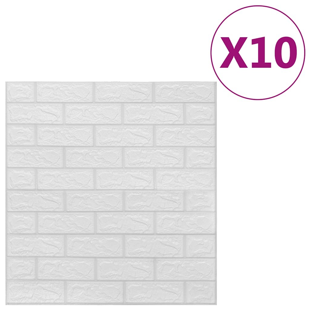 3D Wallpaper Bricks Self-adhesive Wallpaper for Bedroom Living Room vidaXL