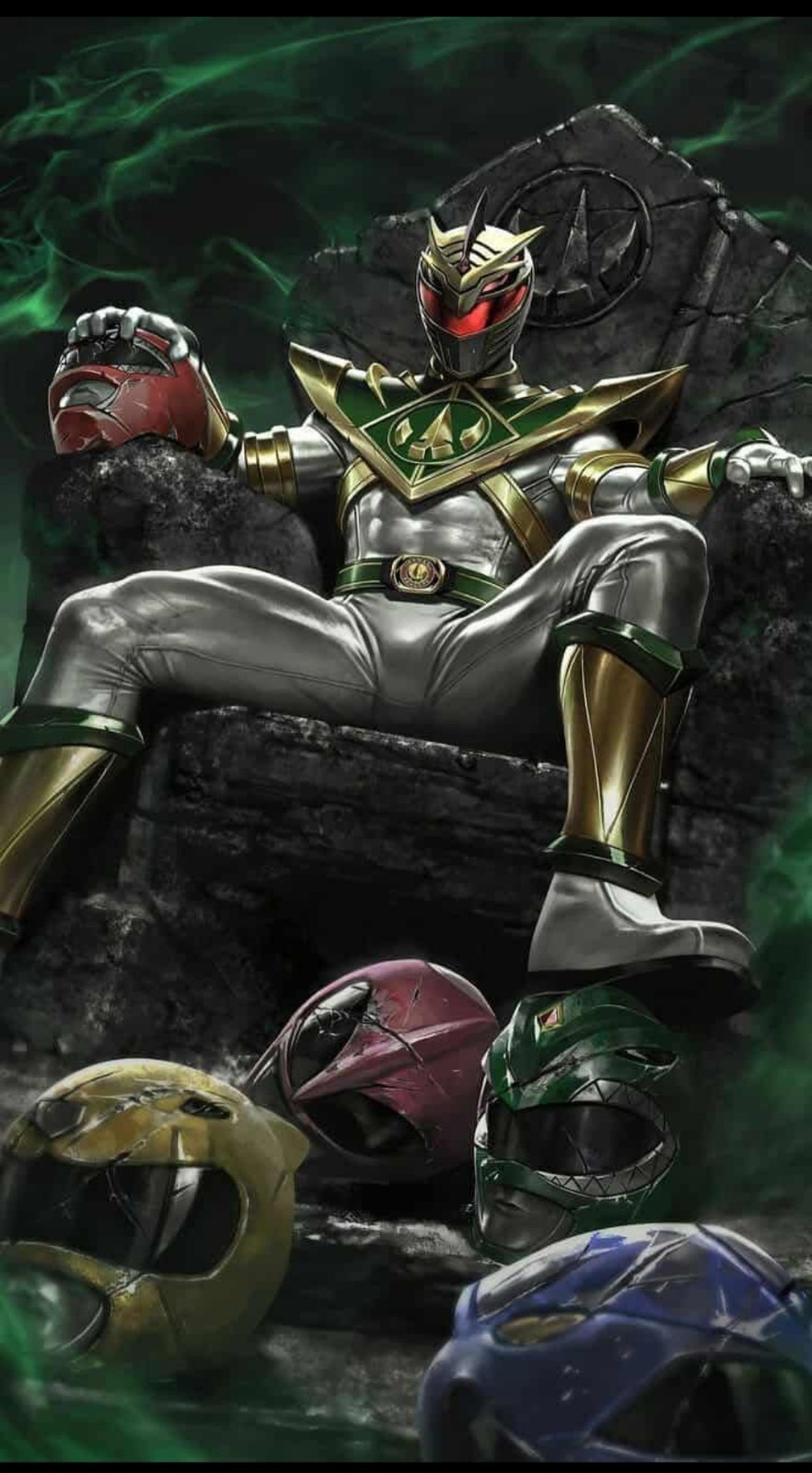 POWER RANGERS: LORD DRAKKON X VYNIL HIGH GLOSS STICKER X 4X3