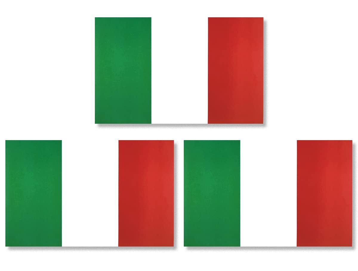 Italy Italian Flag Magnet Decal For Car Truck SUV 3×5 Inch 3 PCS Bumper Sign