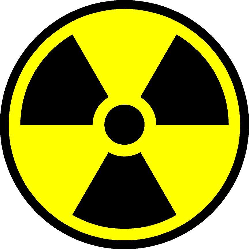 Nuclear Radiation Sign Warning Danger Car Vehicle Wall Vinyl Decal North Korea B