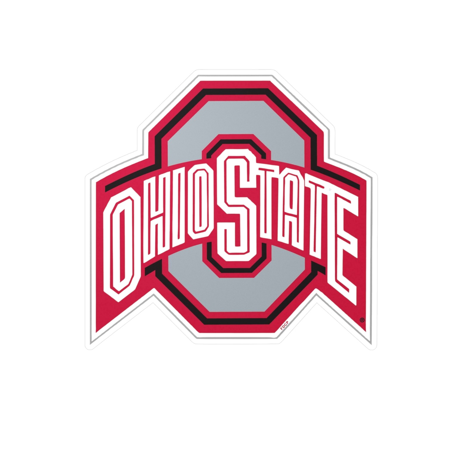 Ohio State University Buckeyes Kiss-Cut Vinyl Decals, College Team Stickers