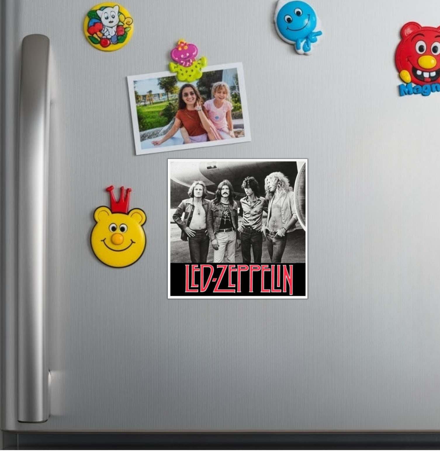 Led Zeppelin Fridge Magnet or Laptop Sticker