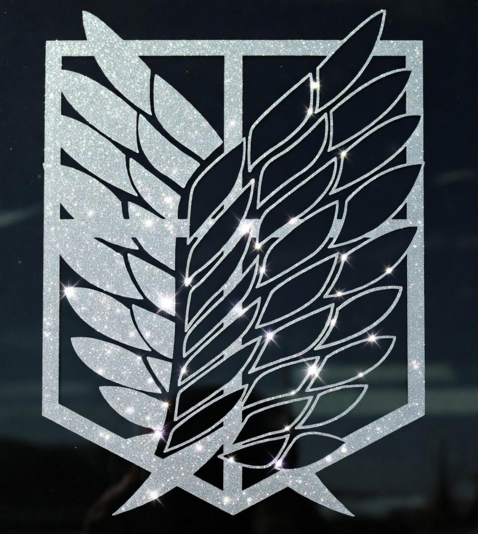 Attack On Titan Survey Corps Wings Car Window Vinyl Decal Anime AOT 5’’ wide