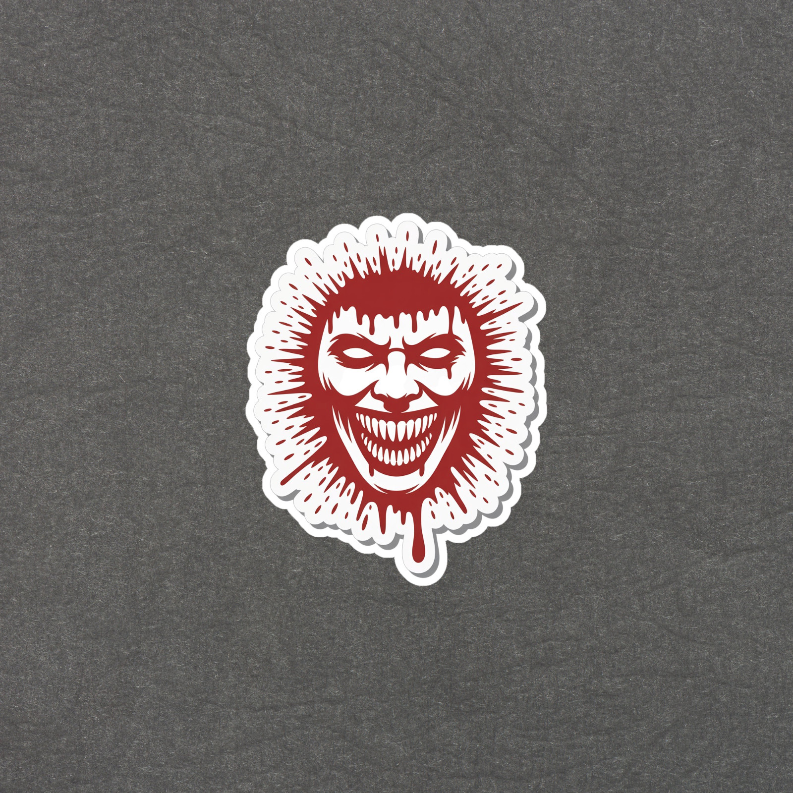 Creepy Clown Sticker Horror Laptop Decal Spooky Graphic Art #6551