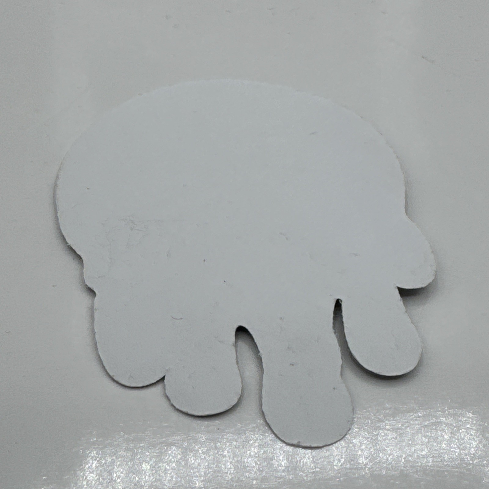 Melting Trippy Smiley Face Sticker Glossy Holographic Laminate Accessory 3.5″ In