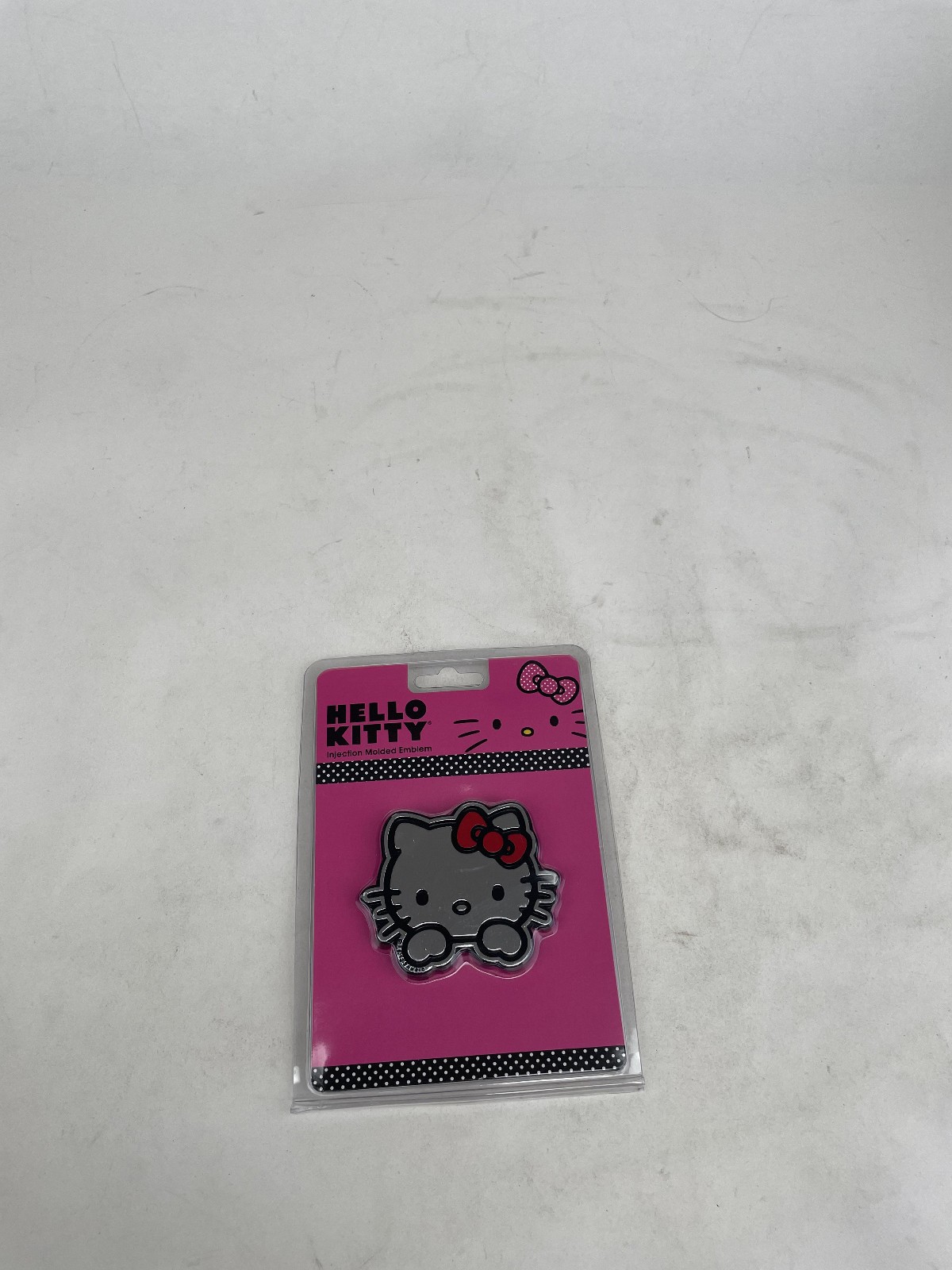 Official Licensed Plastic Emble Decal Chrome Sanrio Hello Kitty 2 Pak
